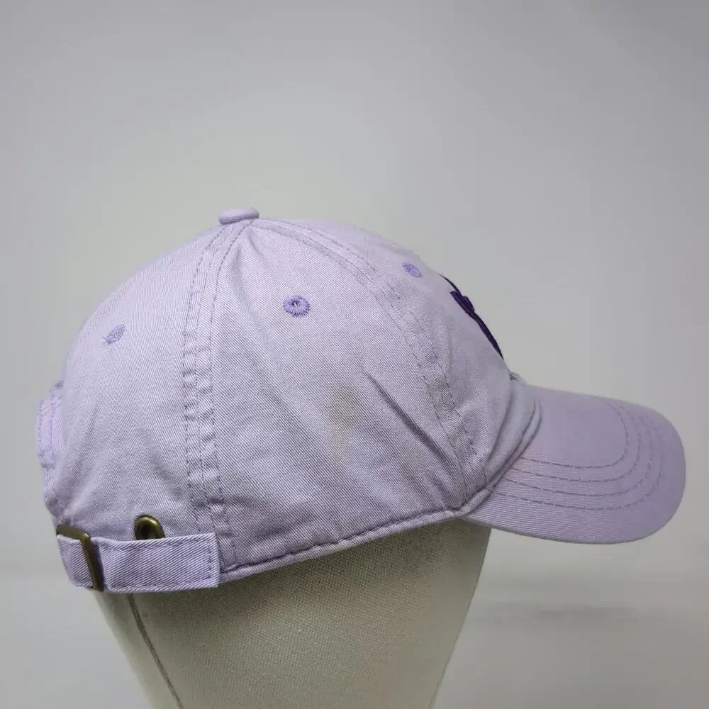 Puppie Love Baseball Cap Purple One Size Rescue Dog Mandala Graphic Hat Logo